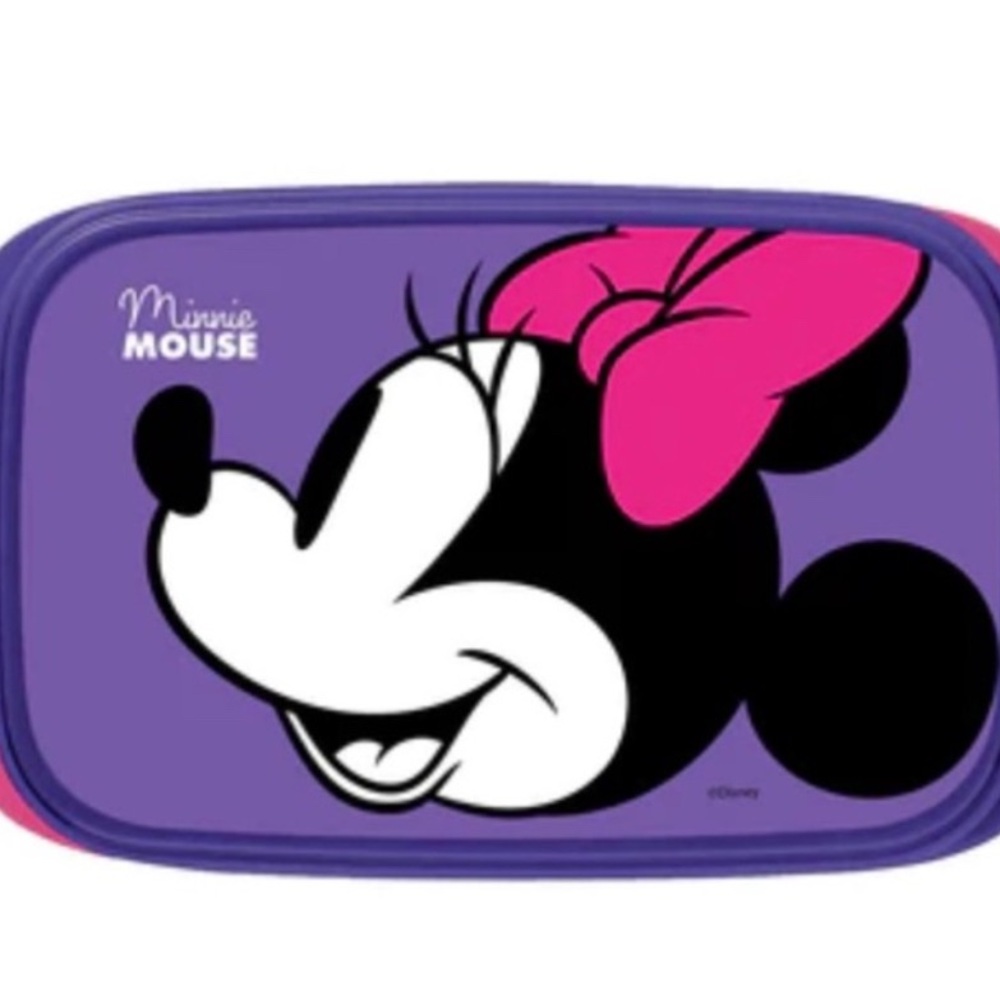 NEW DISNEY MINNIE MOUSE SLIM LUNCH CONTAINER